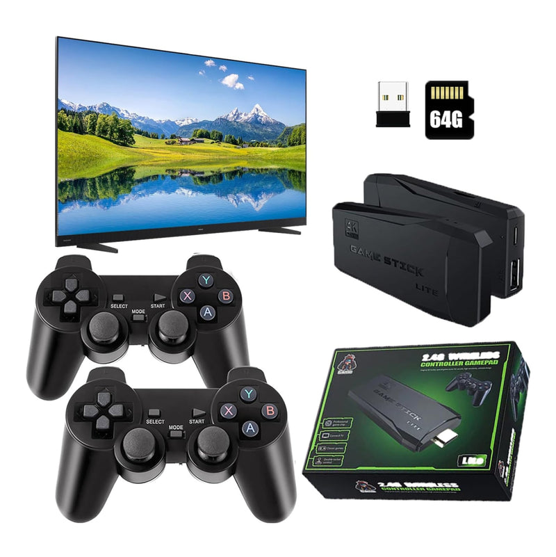 🚚 PAGO CONTRAENTREGA 🚚 Consola GameStick 4K (+10.000 juegos de 9 consolas) + 2 mandos + Envio Gratis