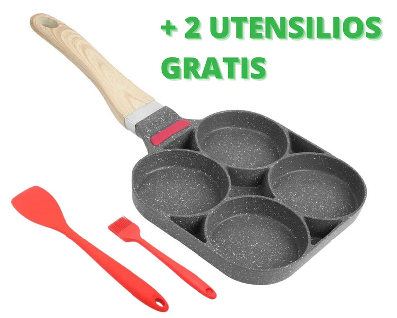 🚚 PAGO CONTRAENTREGA 🚚 Sartén Antiadherente 4 Puestos + Envio Gratis