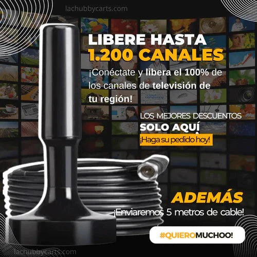 🚚 PAGO CONTRAENTREGA 🚚 Antena de Televisión 4K UHD [SIN CUOTAS MENSUALES]