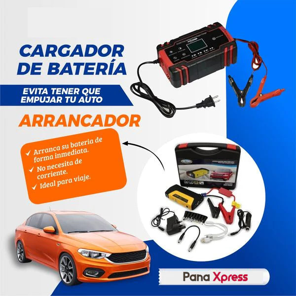 KIT ARRANCADOR DE BATERÍA POWERCAR™ + COMPRESOR INFLADOR